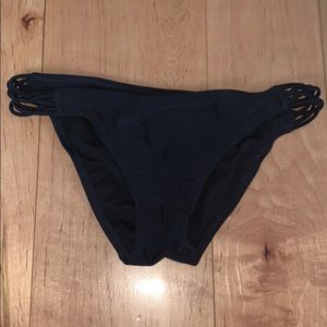 black bikini bottom
